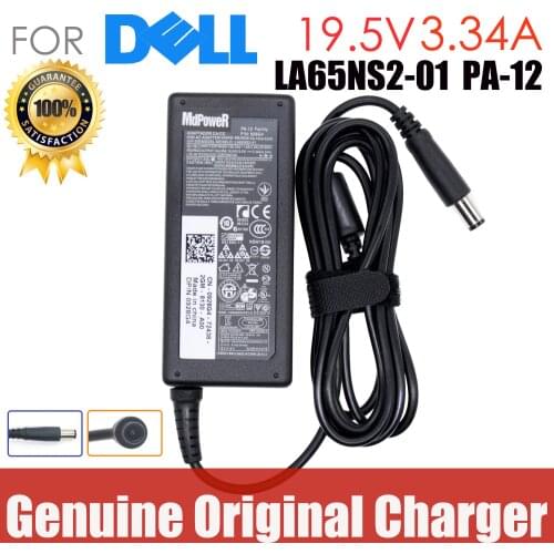 Original 19.5V 3.34A 65W AC Adapter Charger for Dell Vostro E5450 E5470 E5490 E6230 E6420 E6430 E7240 E7250 E7270 E7280 E7420