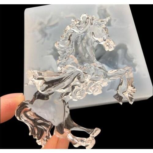 Flying horse unicorn silicone mold pendant DIY for Jewelry Making tool UV epoxy resin molds Decoration craft art Supplies