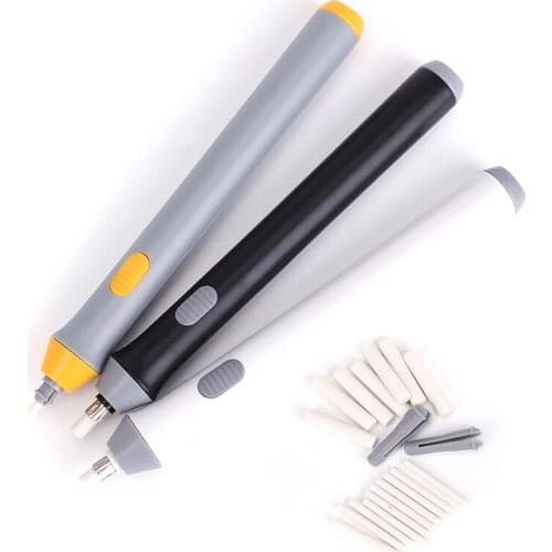 Adjustable Auto Eraser Pen With 5mm 2.3mm Eraser Refills Battery Operated Painting Accessory Stationery Store Goma De Borrar