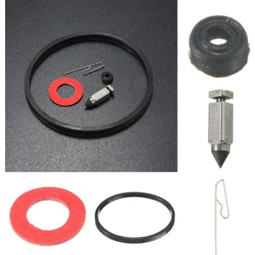 5Pcs Carburetor Repair Kit Float Valve Gasket Needle Seat For Tecumseh 631021 V40 V50 V60 VM80 H30 VM100 HMSK HSSK LEV LV OH195