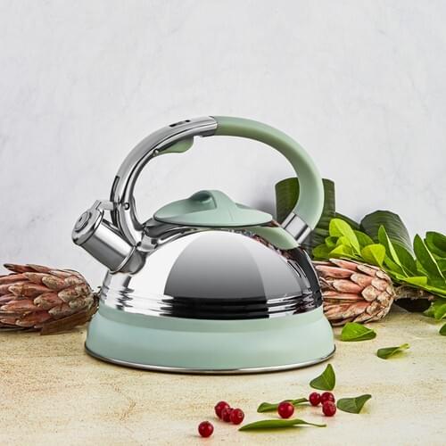 WONDERFUL MAGNIFICENT Karaca 3 Lt Mint Pressure Kettle Teapot QUALITY FREE SHIPPING WITH BEVERAGES AND BEVERAGES