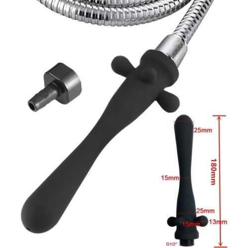 Wetips Silicone Anal Shower Ducha Bidet Cleaner Constant Pressure Clistere Anale Enema Anus Clean Portable Hygienic Bidet Shower