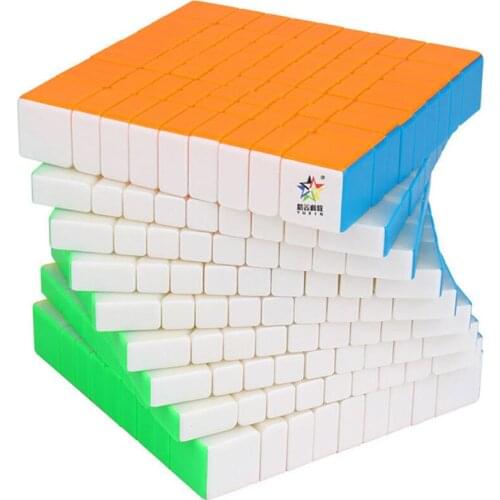 Yuxin Little Magic 9x9x9 Magic Cube Stickerless v-cube 9Layers Speed Cube Professional Cubo Magico Puzzle Toy For Children Gift