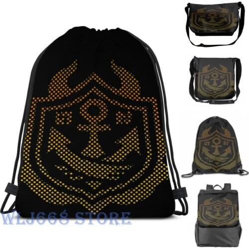 Funny graphic print shoulder Bags women Splatoon Inspired Ranked Battle Icon Single shoulder backpack travel for men Gym Bag