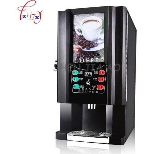 Commercial instant coffee machine automatic coffee drinks machine 33-SC milk tea one machine hot & cold dual use 220V 1600W 1pc