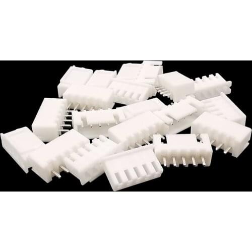 100cs JST XH2.54 5Pin 2.54mm Pitch Plastic Shell Terminal Male Plug + Female Socket XH2.54 5P Wire Connector