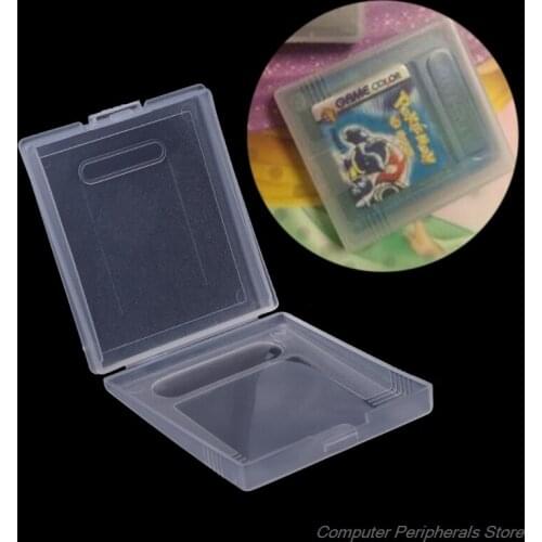 5x Clear Plastic Game Cartridge Case Dust Cover for nintendo Game Boy Color GBC F06 21 Dropshipping