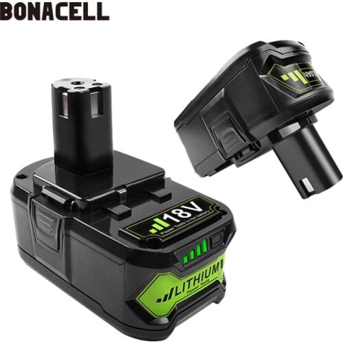 6.0Ah P108 Replacement Battery for Ryobi 18V Lithium Battery for P102 P103 P104 P105 P107 P109 Ryobi 18-Volt ONE+ Cordless Tool