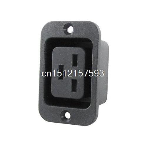 AC 250V 16A IEC 320 C19 Panel Mount Plug Connector Socket