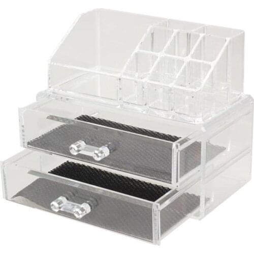 Acrylic Cosmetic Organizer Drawer Makeup Case Storage Insert Holder Box