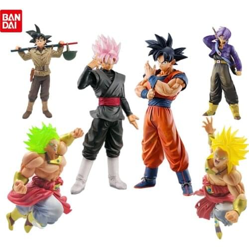 BANDAI Ichibansho Dragon Ball Z Super Saiya Son Goku God Zamas Super Gohan Anime Figure Toys Kid Action Collection