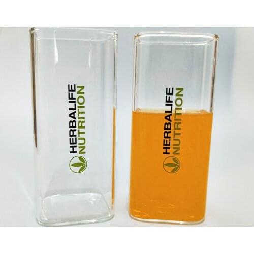 400ml New Arrival Wholesale Creative Cold Hot Drink cup juice cup glass milk tea cup thickened milk shake cup