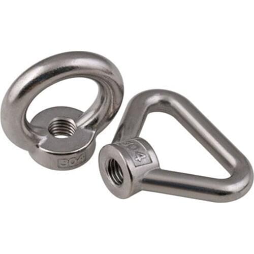 DIN582 M3 M4 M5 M6 M8 M10-M24 304 Stainless Steel Marine Lifting Eye Nut Ring Nut Thread HW108