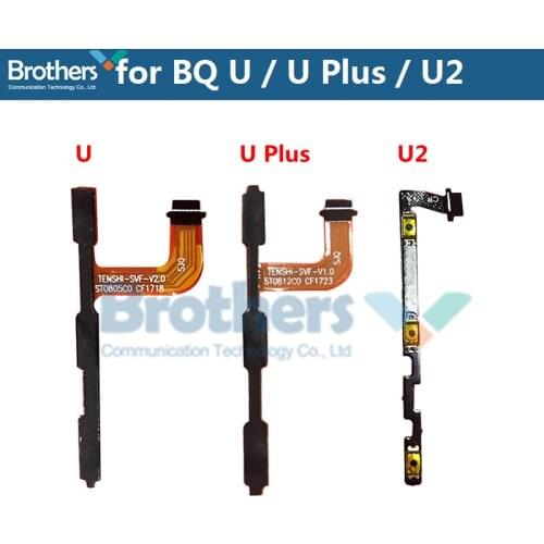 For BQ Aquaris U U Plus U2 Power Flex Cable Volume Buttons Flex Cable For BQ U2 U Plus Power On Off Flex Cable Phone Replacement