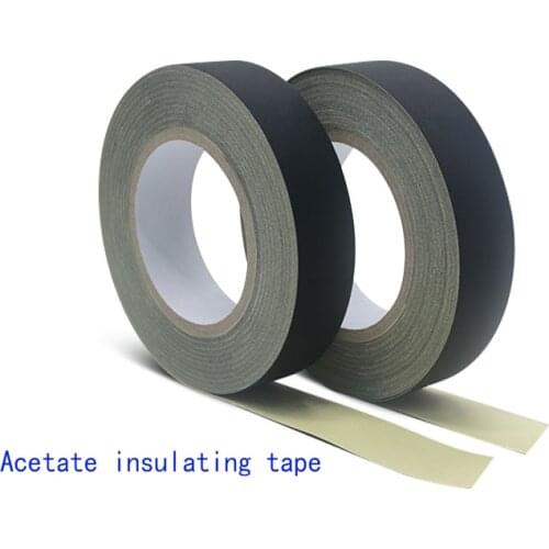 30m/Roll Black Acetate Single Adhesive Tape Insulate For Coil Wire Lcd, Acid And Alkali Resistant High Temperature Tape