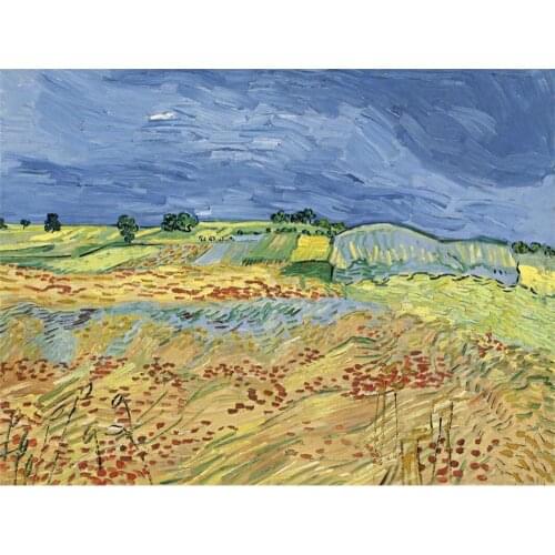 Landscape Van Gogh DIY 11CT Cross Stitch Embroidery Kits Craft Needlework Set Cotton Thread Printed Canvas Home Sell