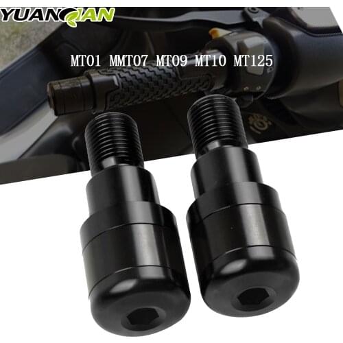 For YAMAHA MT-09 MT-07 MT-01 MT-125 MT 01 07 09 125 FZ09 FZ07 TRACER 900 Motorcycle Bar Ends Hand Grip Handlebar End Caps Cover