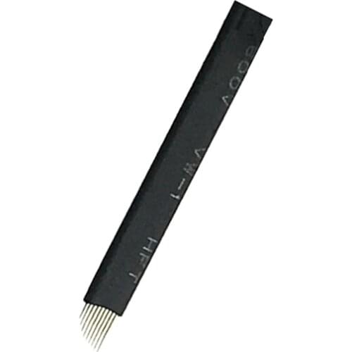 New Tattoo Needle 9 Flex Lamina Agulhas Tebori Blade for Manual Eyebrow Pen Microblading Needles 9 Pins for Pernement Makeup