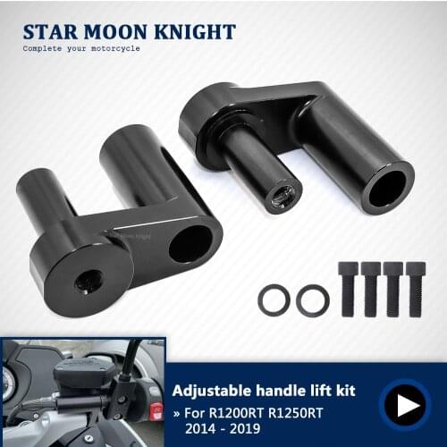 Adjustable Handlebar Riser Kit 1.625" For BMW R1200RT R1200 RT R1250RT R1250 RT 2014 2015 2016 2017 2018 2019