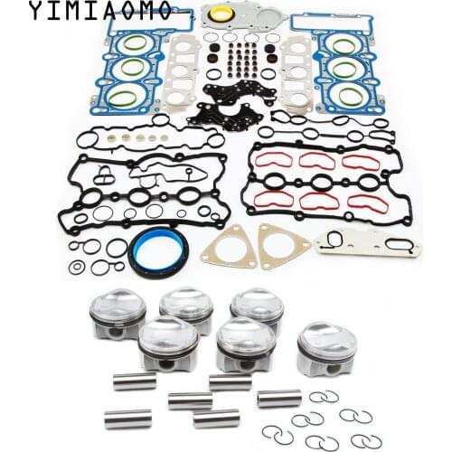 Modified Pistons Gasket Seals Gas Engine Overhaul Repair Kit For Audi A4 A5 A6 A7 A8 Q5 Q7 VW Touareg 3.0TSI TFSI CAKA CCBA CAJA
