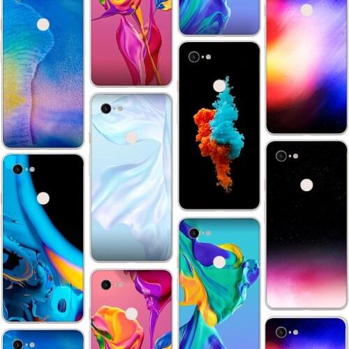 Ciciber Luxury Art Color Fashion Case for Google Pixel 5 4 3 2 XL Soft Silicone Funda for Google Pixel 4a 3a XL Coque Cover Capa