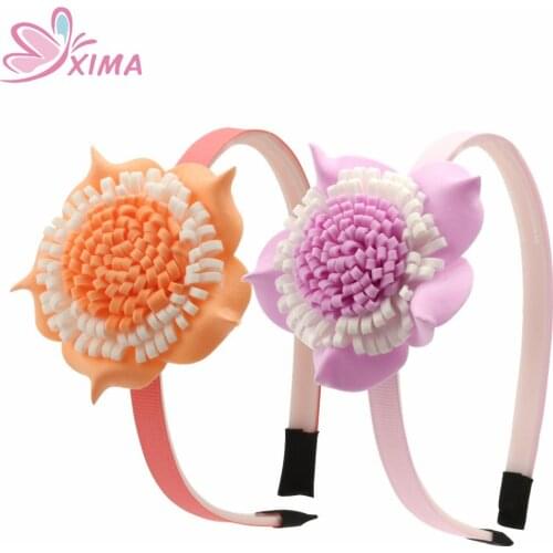 XIMA 1PC Flower Hairbands Beautiful Hoop Hair Princess Band of Hair for Girls Headband Children Hair Accessories