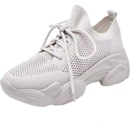 2021summer Women Outdoor Athletic Super Light Running Shoes High Quality Breathable Mesh Jogging Female Chunky Casual Shoes