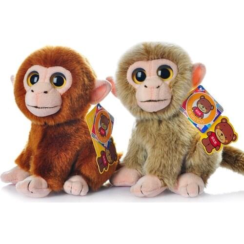 18cm Simulation Monkey Plush Toys Kawaii Stuffed Animal Toys Dolls Gifts For Children Kids Toy Free Shipping