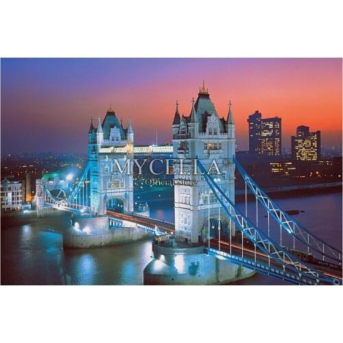 5d Diy Diamond Painting Tower Bridge London Diamond Embroidery Mosaic Cross Stitch landscape Art Needlework Crafts Home Decor