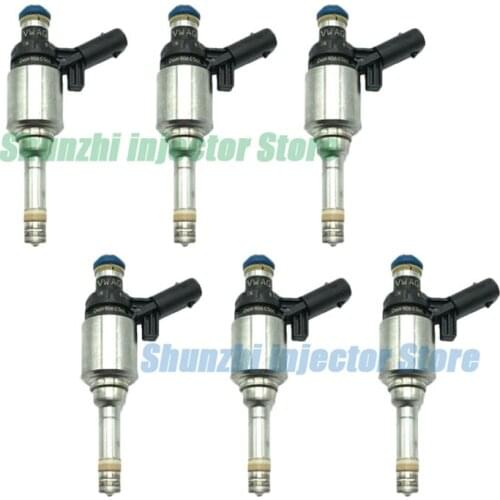 6pcs Fuel Injector Nozzle For Audi A3 Volkswagen Beetle GTI Jetta OEM:06H906036G 0261500076