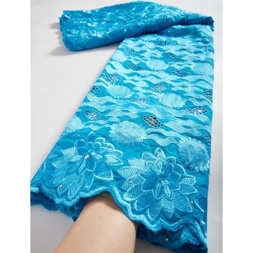 African Lace Fabric High QualitySwiss Voile Lace Fabric Embrioidery Dry Lace For Wedding Party Dresses 2.5 Yards/Lot TY062