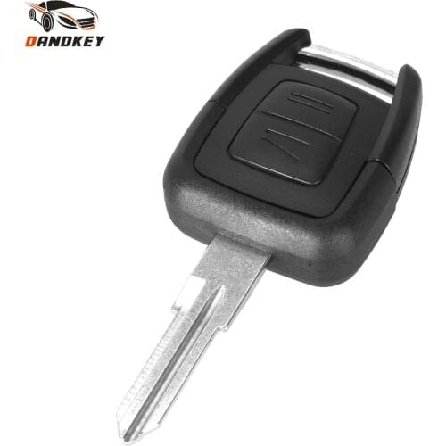 Dandkey 2 Buttons Remote Key Shell Case For OPEL VAUXHALL Vectra Zafira Omega Astra h j Insignia YM-28 Blade Replacement