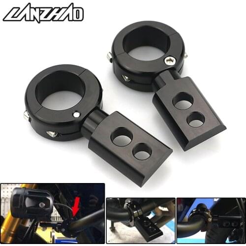 22/25/28mm CNC Aluminum Motorcycle Handlebar Protection Bumper Bar Mount Headlight Bracket Fog Light Holder Spot Lamp Adapter