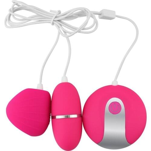 EXVOID Remote Egg Vibrator G-Spot Massager Silicone Vibrators Clip Sex Toys for Women Waterproof 10 Frequency Male Masturbator