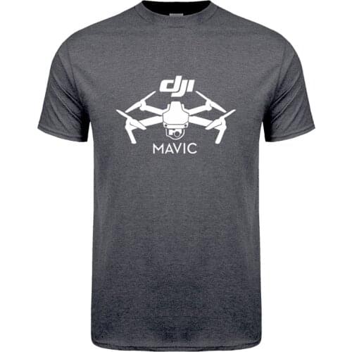 DJI mavic T Shirts Man Summer Short Sleeve Cotton DJI T-shirt Tops Men