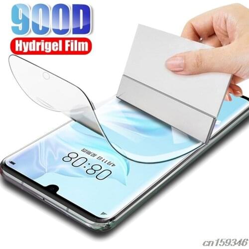 Protective on the For Huawei Honor 20 10 9 8 Lite V30 V20 V10 9X 8X Safety Hydrogel Film Screen Protector Film Case Not Glass