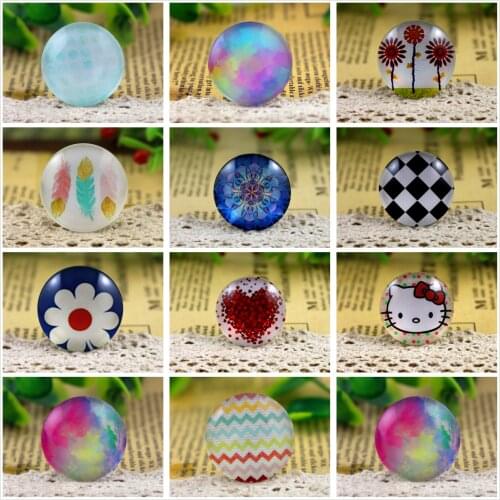 Hot Sale 5pcs/Lot 25mm Handmade Photo Glass Cabochons (Fashion series)