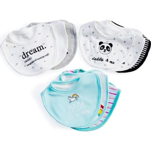 Newborn Cotton baby bibs panda absorbent cloth baby stuff baberos babador bavoir bib slabbetjes bavette baby boy girl Accessory