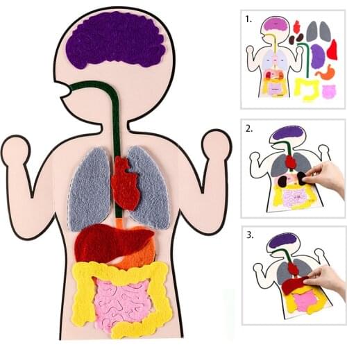 Organ Cognition DIY Toy Weave Cloth Sticky Kids Montessori Learning Art Craft Toys For Baby Children Early Education Toys