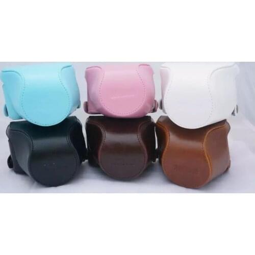 NEW High quality Camera Leather case bag cover pouch for Nikon 1 J5, 1J5 10-30mm lens Camera Case Bag Camera Accessory