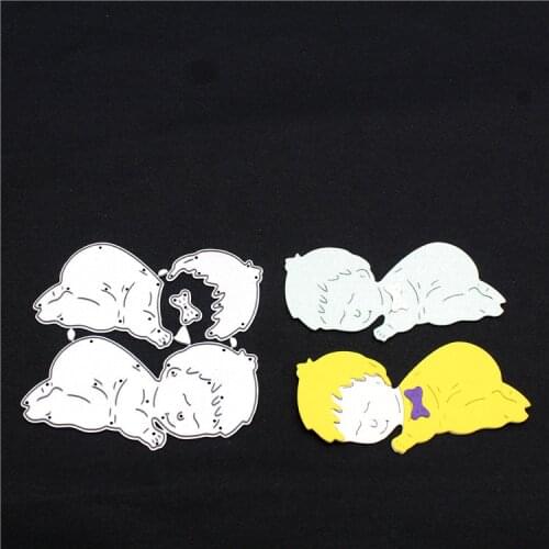 Sleeping Baby Metal Cutting Dies New 2019 Craft Stamps Die Cut Embossing Card Making Stencil Frame