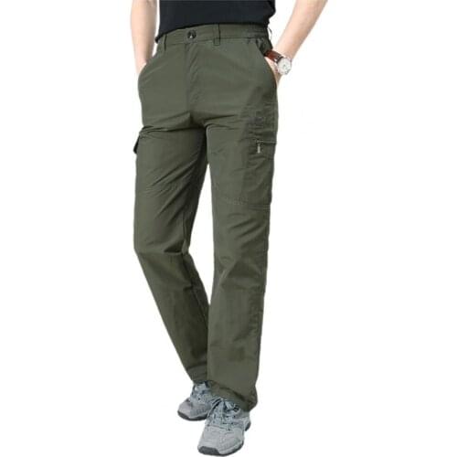 Men Summer Popular Solid Pants Stretch Breathable Cotton Blend Fashion Ankle Casual Long Pants Trousers Fashion Outwears штаны