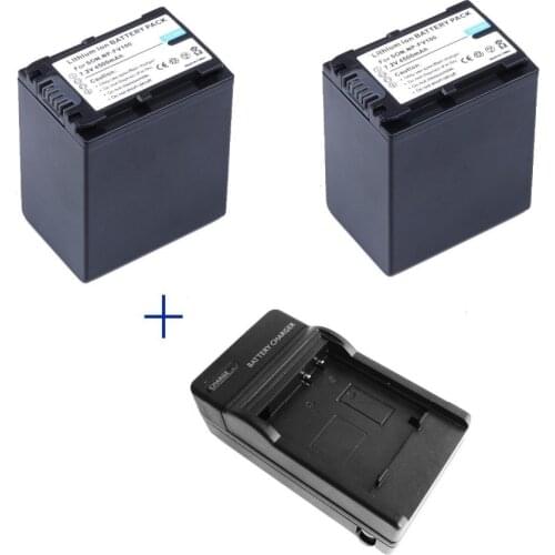 Wholesale 2pcs 4500mAh NP-FV100 FV100 Batteries + Charger for Sony NP-FV30 NP-FV50 NP-FV70 SX83E SX63E,for sony accessories