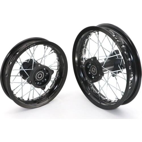 Front Wheel 1.60- 10 Rear Wheel 18.5-12 inch Rims for dirt bike pit bike 50cc 70cc 110cc