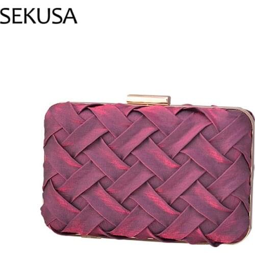 Pleated Satin Party Clutch Wedding Evening Bag Elegant Lady Purses and Handbags Designer Chain Crossbody Bag Mini Shoulder Bag