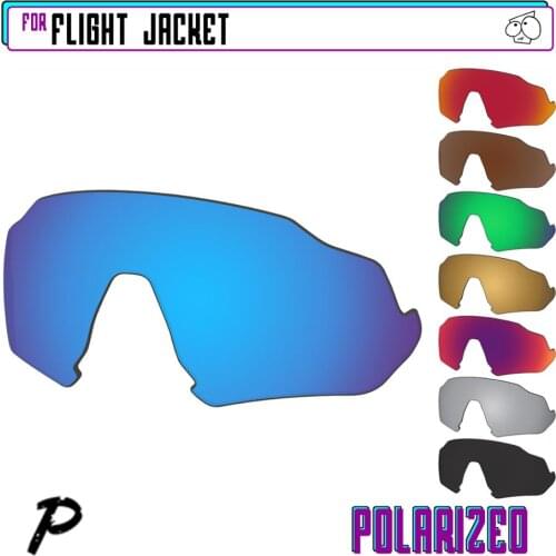 EZReplace Polarized Replacement Lenses for - Oakley Flight Jacket Sunglasses - Multiple Options