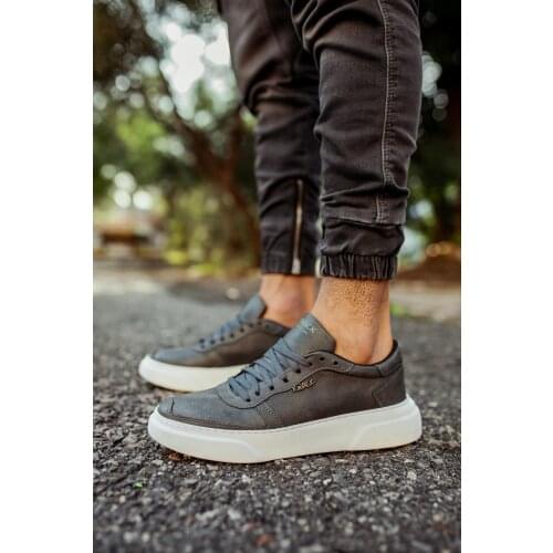 Knack Daily Shoes Gray Color Casual Stretchy Men 'S Shoes Orthopedic Building Stylish Shoes Fashion Trend 2021 Solid Original Brand 222