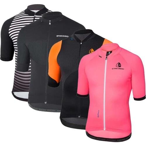 Pro Team 2021 Summer Mens Cycling Jersey Shirts Maillot Ciclismo Short Sleeve Quick Dry MTB Bike Clothing Tops Wear Non-Slip