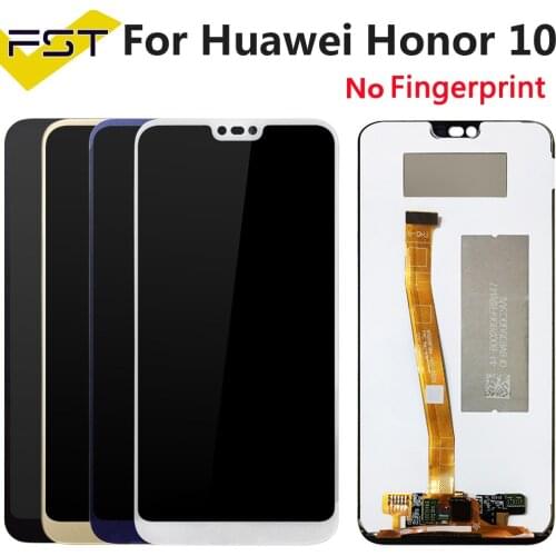No Fingerprint 5.8''LCD For HUAWEI Honor 10 Display Touch Screen For Huawei Honor 10 LCD Display On Col-L29