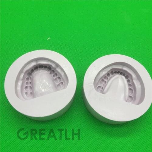 Dental Edentulous Jaw Complete Cavity Block Plaster Model Silicone Mould Dental Teaching Model